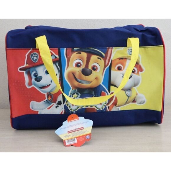 Nickelodeon DBT2HK9PPTIR00 Unisex Kids Blue Multi Paw Patrol 17" Duffel Bag - Picture 1 of 8